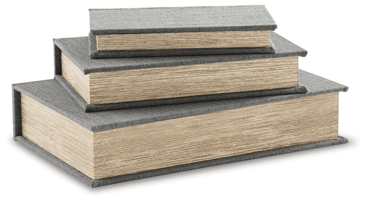 Cape Furniture Outlet - Ashley Furniture - Jolina Box (Set of 3) - Box Set (3/CN) / Gray - A2000487