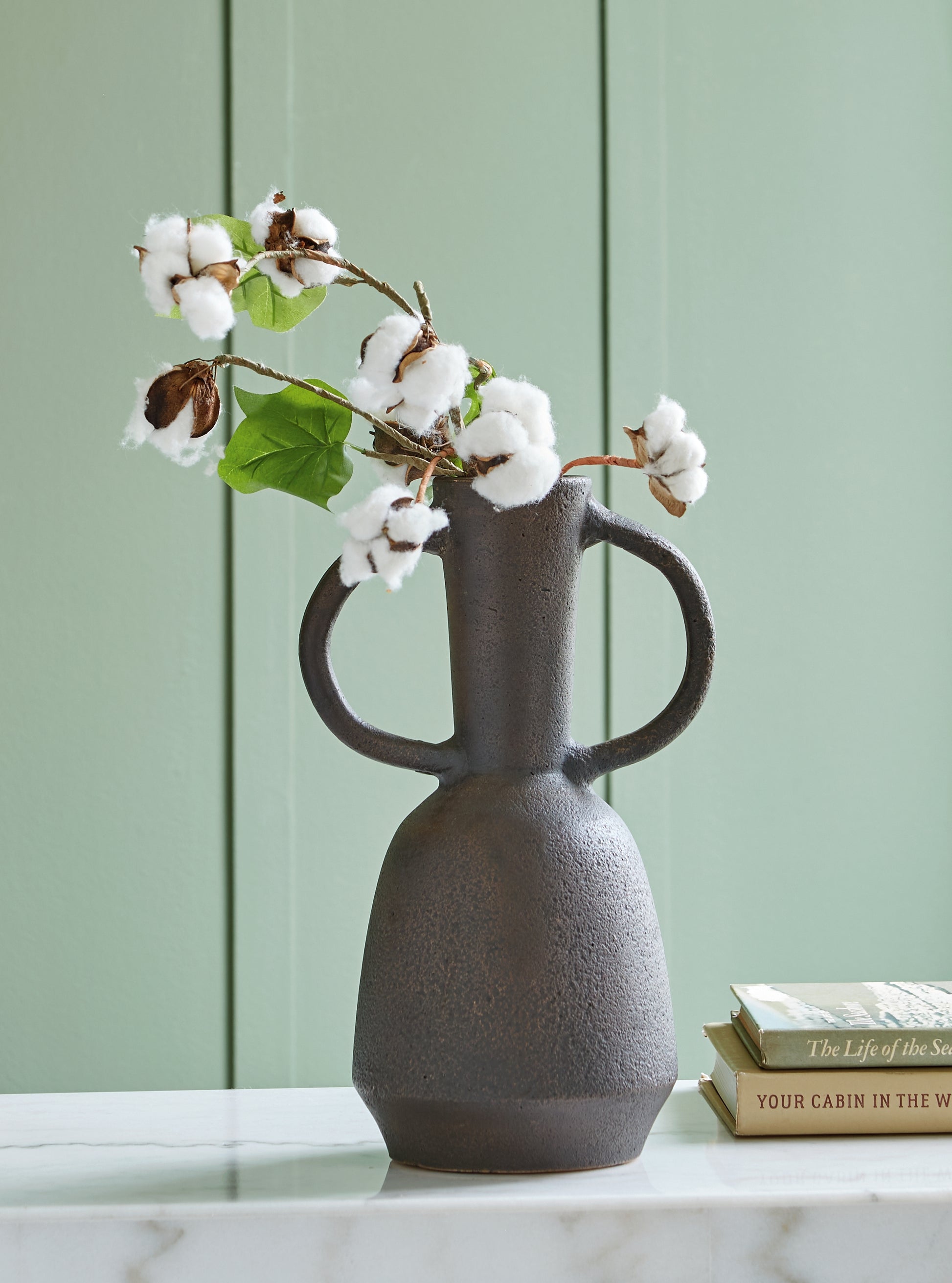Cape Furniture Outlet - Ashley Furniture - Aadeen Vase - Vase / Distressed Brown - A2000673