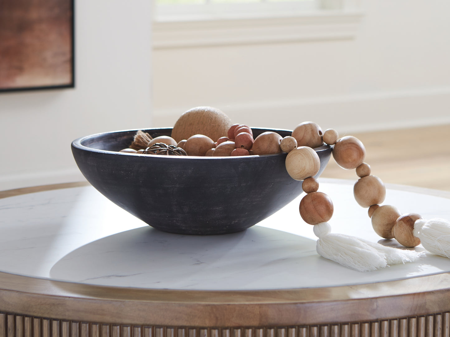 Cape Furniture Outlet - Ashley Furniture - Meadie Bowl - Bowl / Distressed Black - A2000792