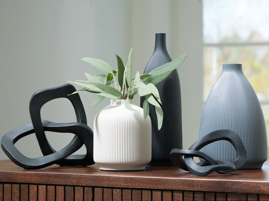 Cape Furniture Outlet - Ashley Furniture - Leithick Accessory Set (Set of 5) - Accessory Set (5/CN) / Black/Tan/Gray - A2C00211