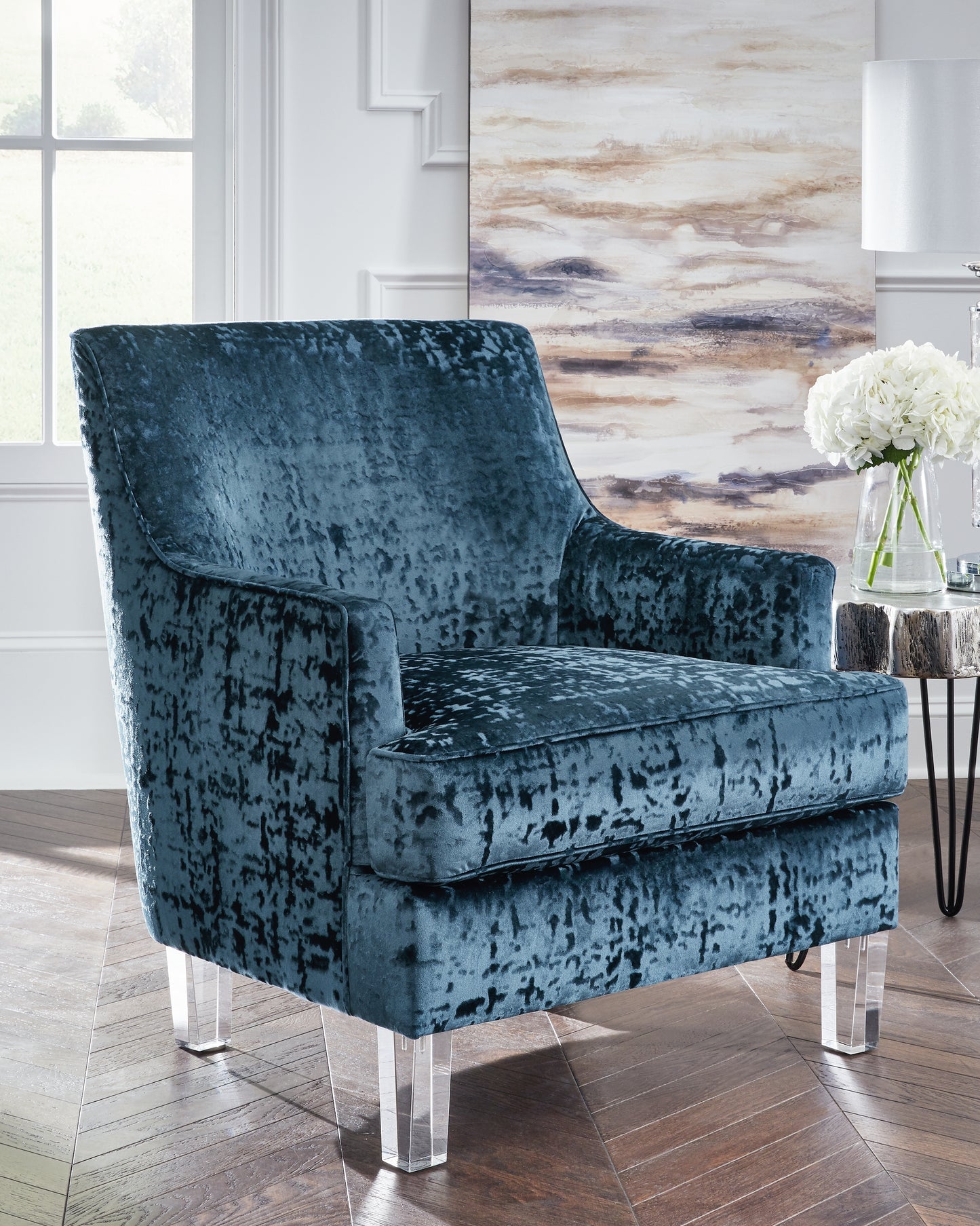 Cape Furniture Outlet - Ashley Furniture - Gloriann Accent Chair - Accent Chair / Lagoon - A3000103