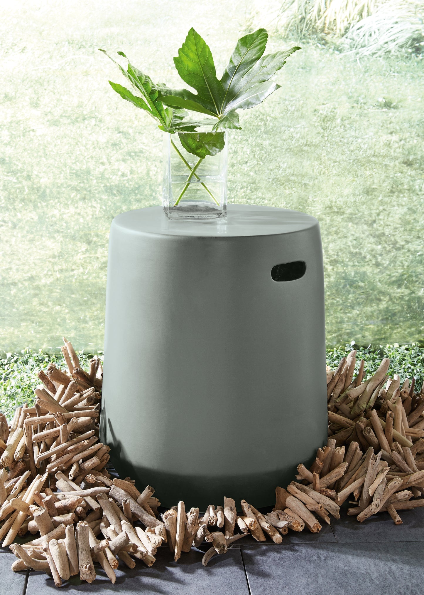 Cape Furniture Outlet - Ashley Furniture - Kalmunds Stool - Stool / Gray - A3000634