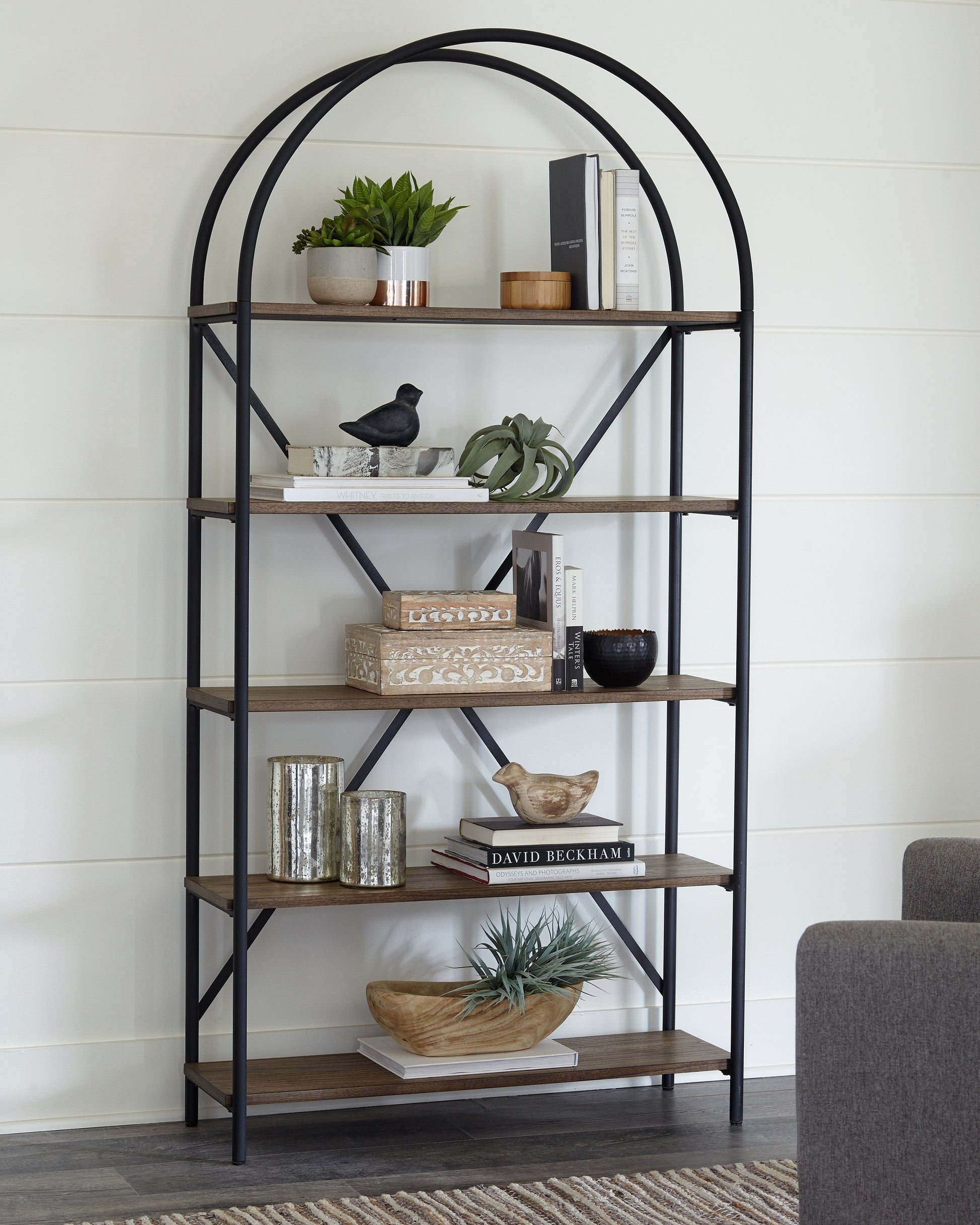 Cape Furniture Outlet - Ashley Furniture - Galtbury Bookcase - Bookcase / Brown/Black - A4000325