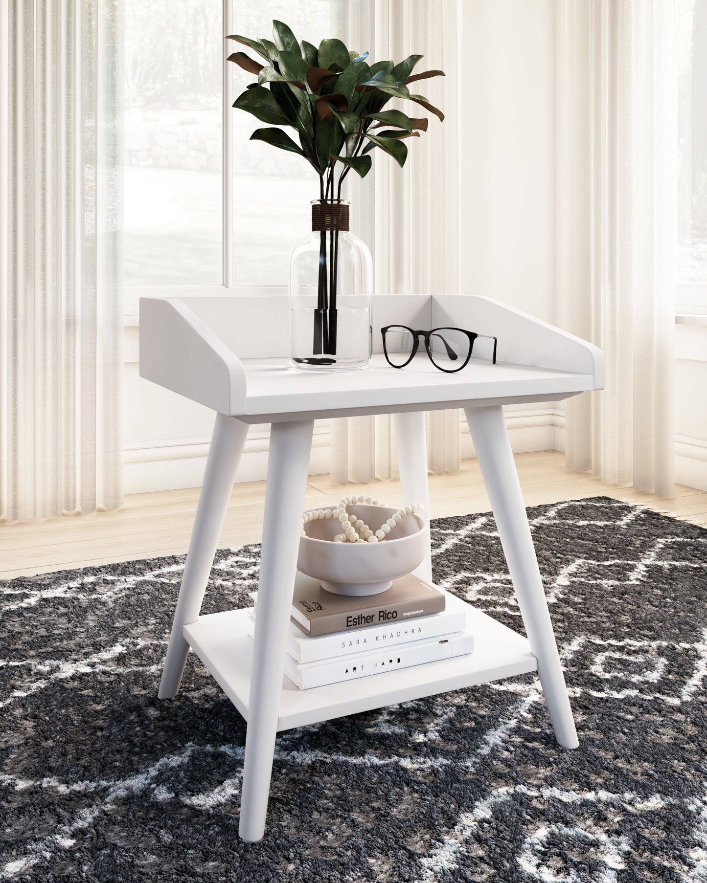 Cape Furniture Outlet - Ashley Furniture - Blariden Accent Table - Accent Table / White - A4000367