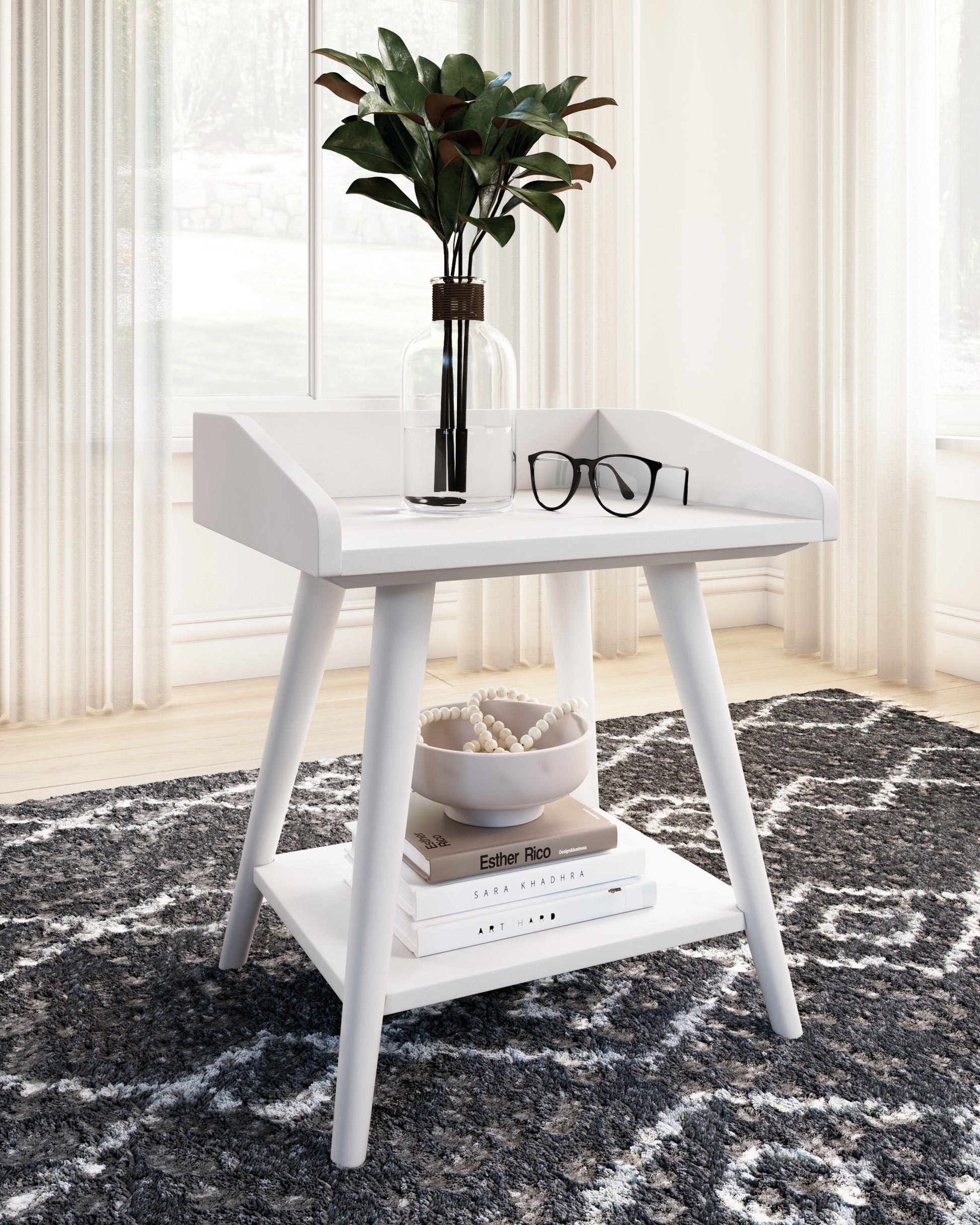 Cape Furniture Outlet - Ashley Furniture - Blariden Accent Table - Accent Table / White - A4000367
