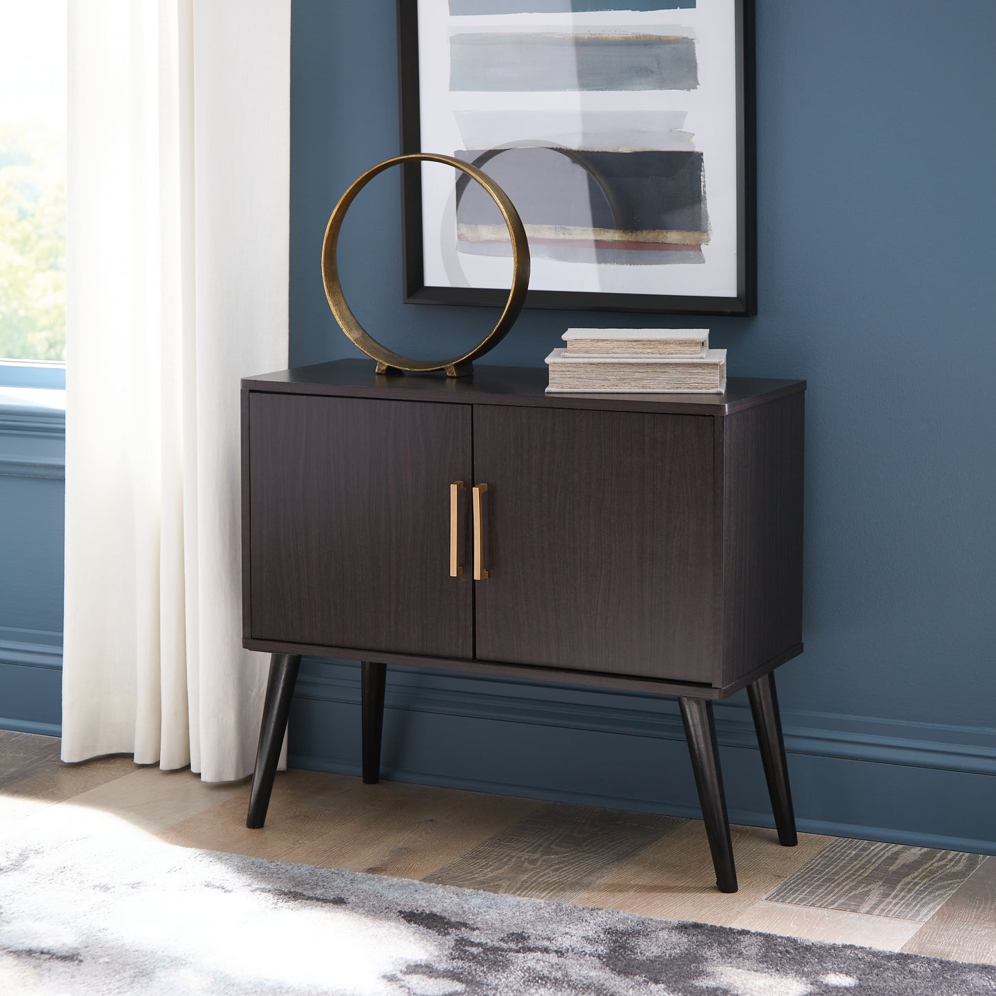 Cape Furniture Outlet - Ashley Furniture - Orinfield Accent Cabinet - Accent Cabinet / Dark Brown - A4000399