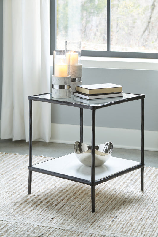 Cape Furniture Outlet - Ashley Furniture - Ryandale Accent Table - Accent Table / Antique Brass Finish - A4000442
