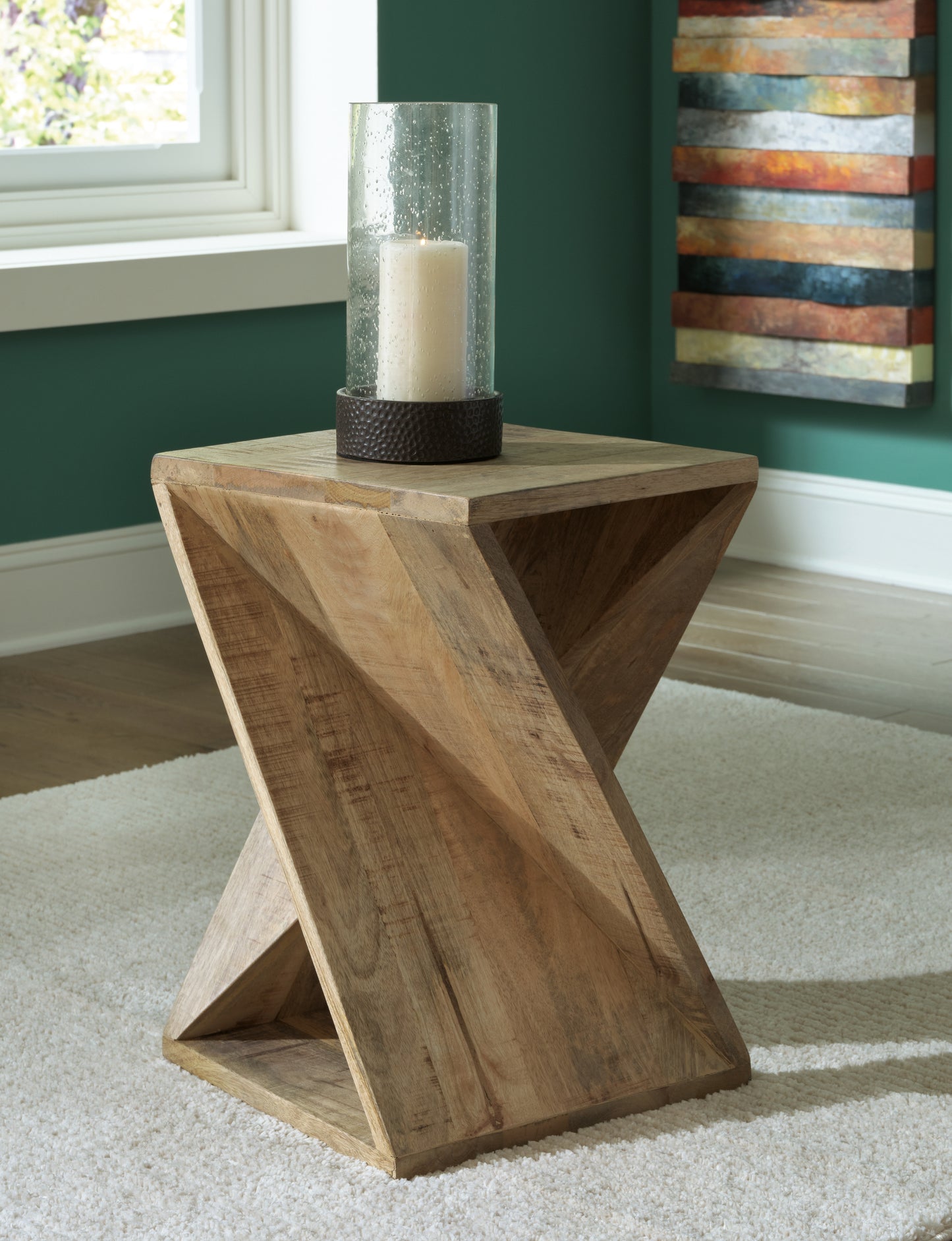 Cape Furniture Outlet - Ashley Furniture - Zalemont Accent Table - Accent Table / Distressed Brown - A4000510