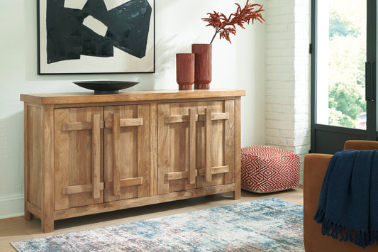 Cape Furniture Outlet - Ashley Furniture - Dresor Accent Cabinet - Accent Cabinet / Natural - A4000578