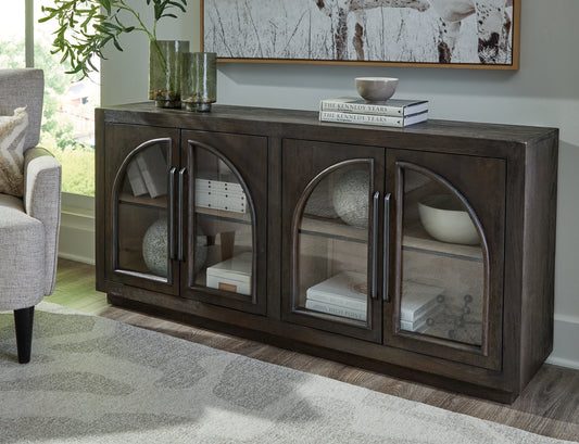 Cape Furniture Outlet - Ashley Furniture - Dreley Accent Cabinet - Accent Cabinet / Grayish Brown - A4000586