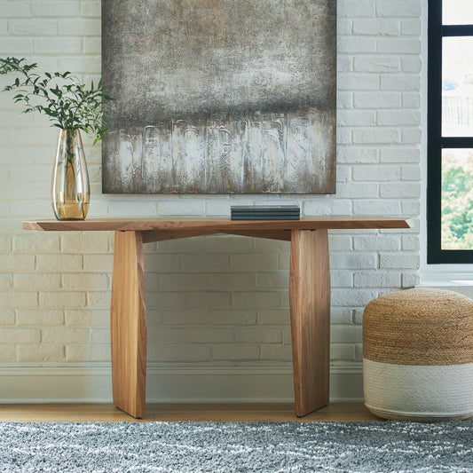 Cape Furniture Outlet - Ashley Furniture - Holward Console Sofa Table - Console Sofa Table / Natural - A4000592