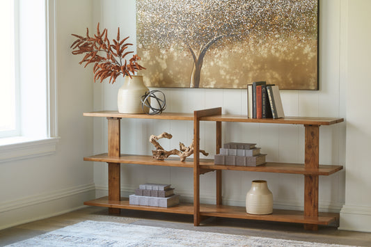 Cape Furniture Outlet - Ashley Furniture - Fayemour Console Sofa Table - Console Sofa Table / Brown - A4000593