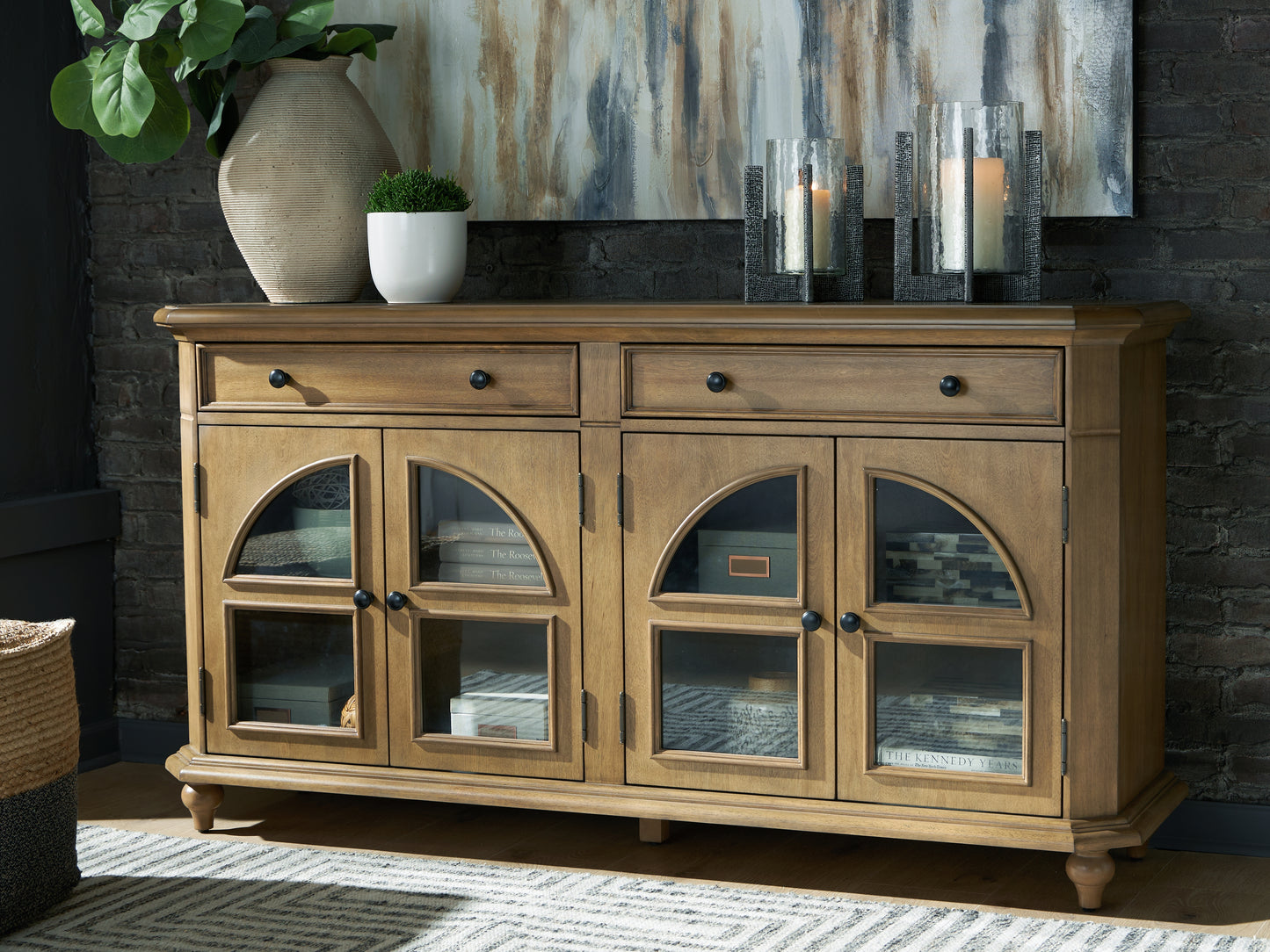 Cape Furniture Outlet - Ashley Furniture - Barlomore Accent Cabinet - Accent Cabinet / Brown - A4000597
