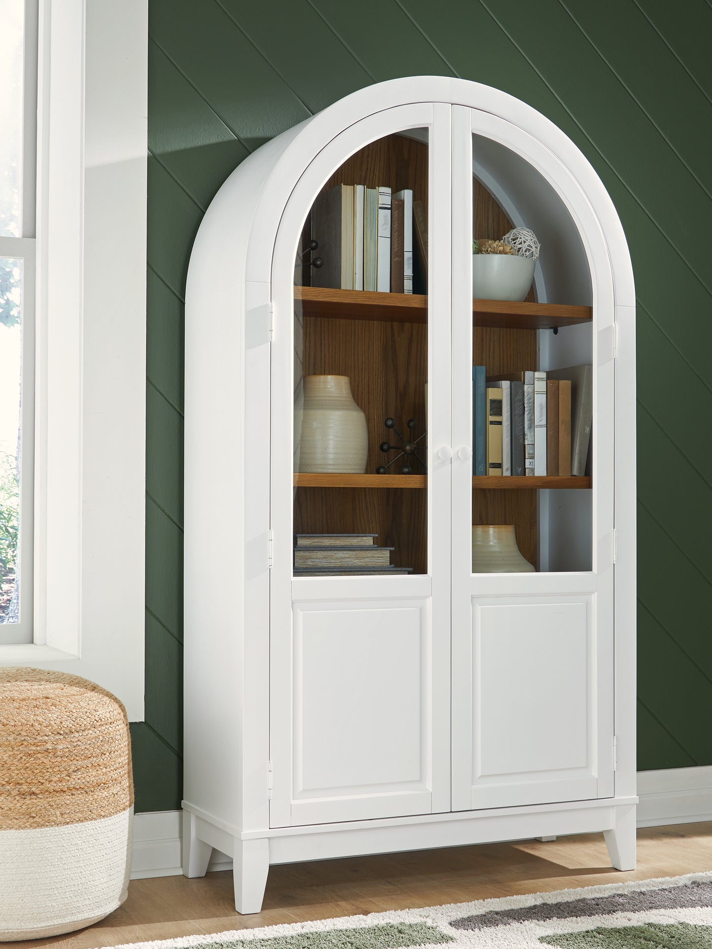 Cape Furniture Outlet - Ashley Furniture - Dagandale Accent Cabinet - Accent Cabinet / White/Natural - A4000598