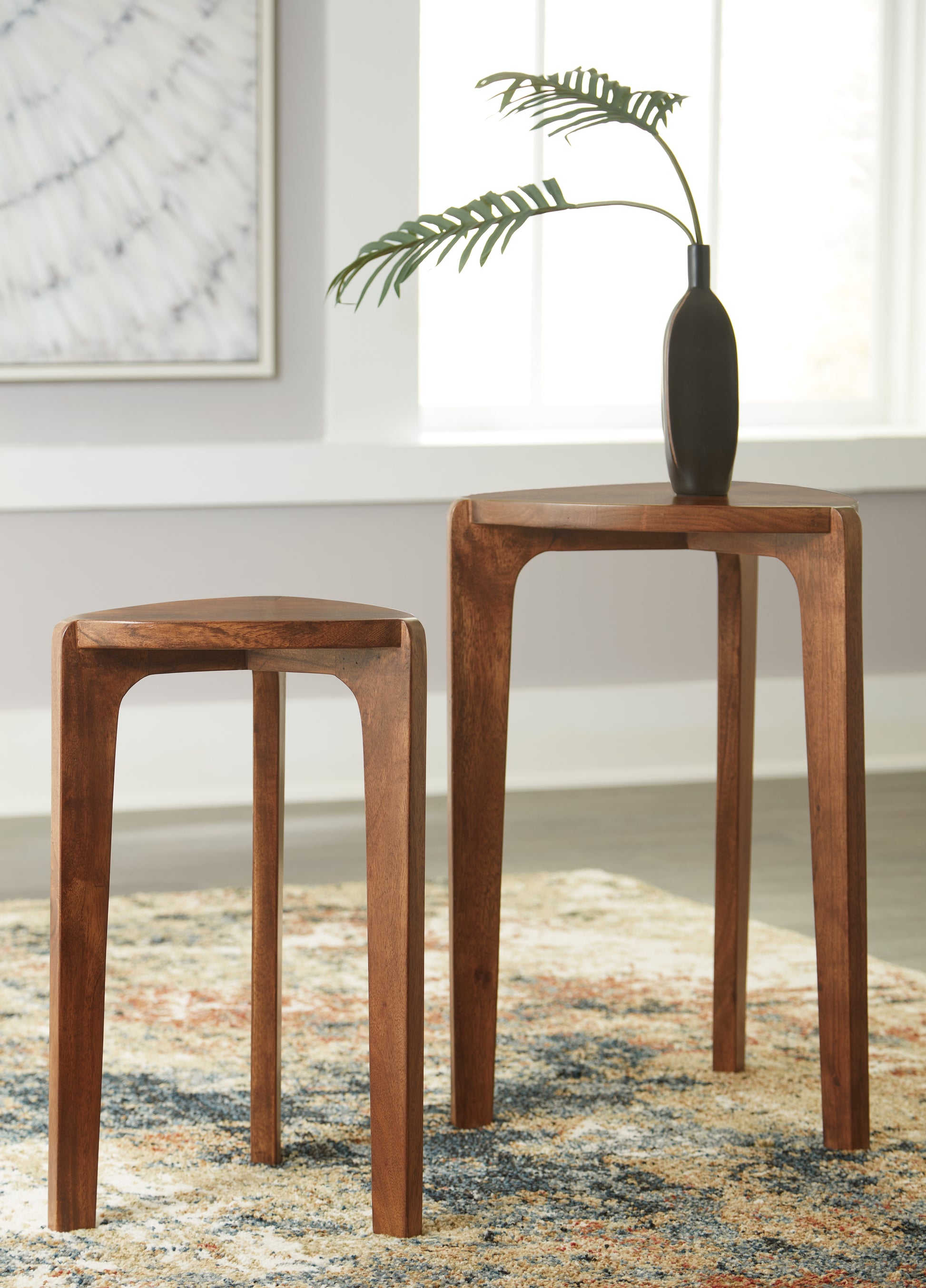 Cape Furniture Outlet - Ashley Furniture - Brynnleigh Accent Table (Set of 2) - Accent Table Set (Set of 2) / Medium Brown - A4000607
