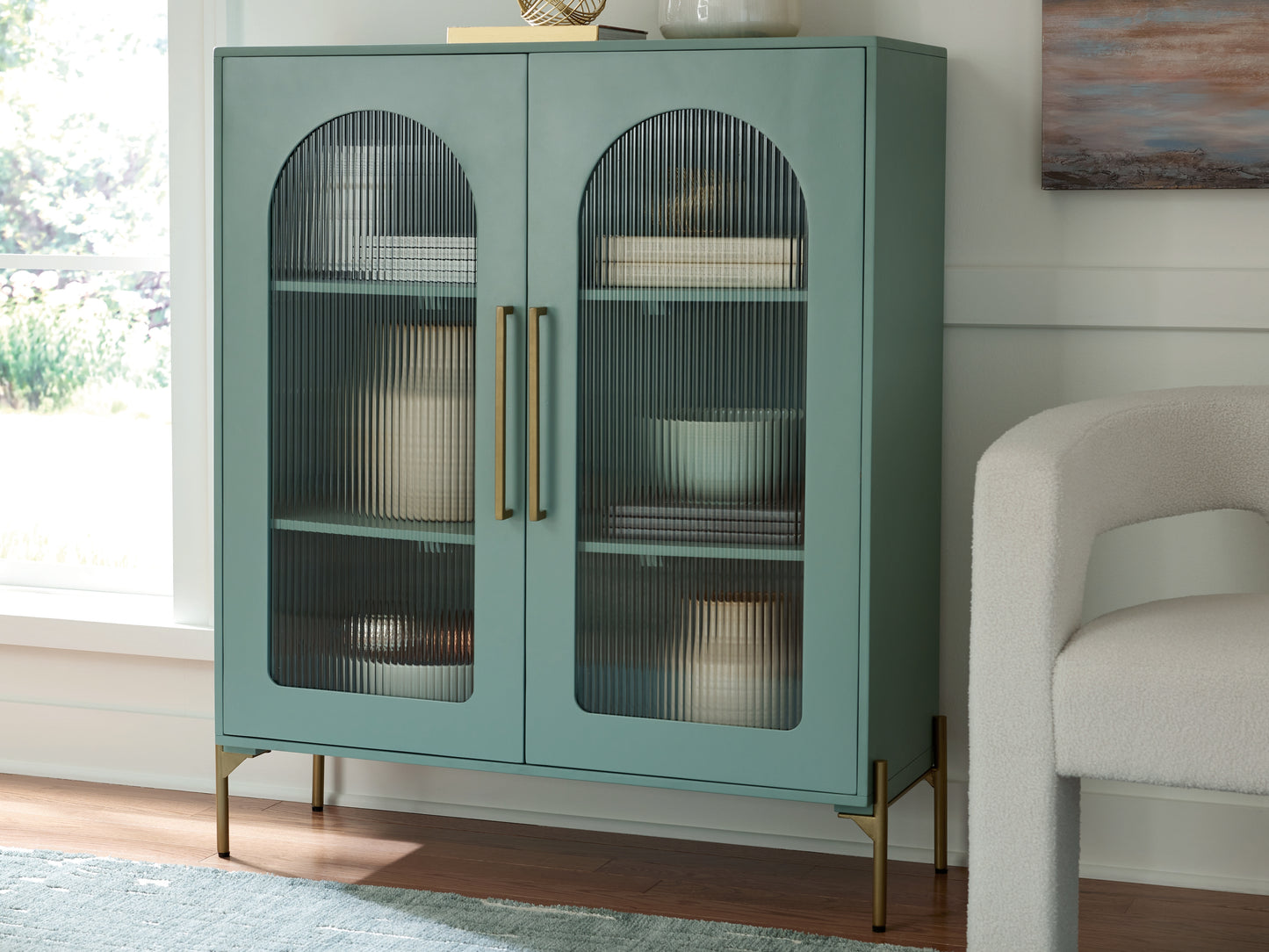 Cape Furniture Outlet - Ashley Furniture - Adwen Accent Cabinet - Accent Cabinet / Light Green - A4000665