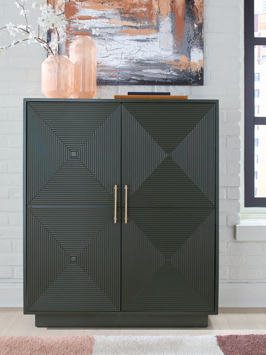Cape Furniture Outlet - Ashley Furniture - Geirwood Accent Cabinet - Accent Cabinet / Dark Green - A4000676