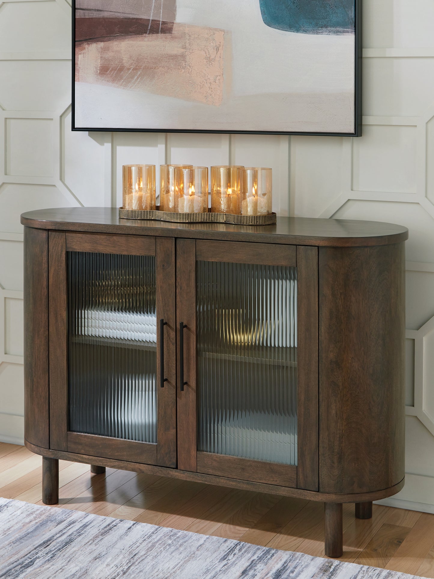 Cape Furniture Outlet - Ashley Furniture - Mayridge Accent Cabinet - Accent Cabinet / Medium Brown - A4000694