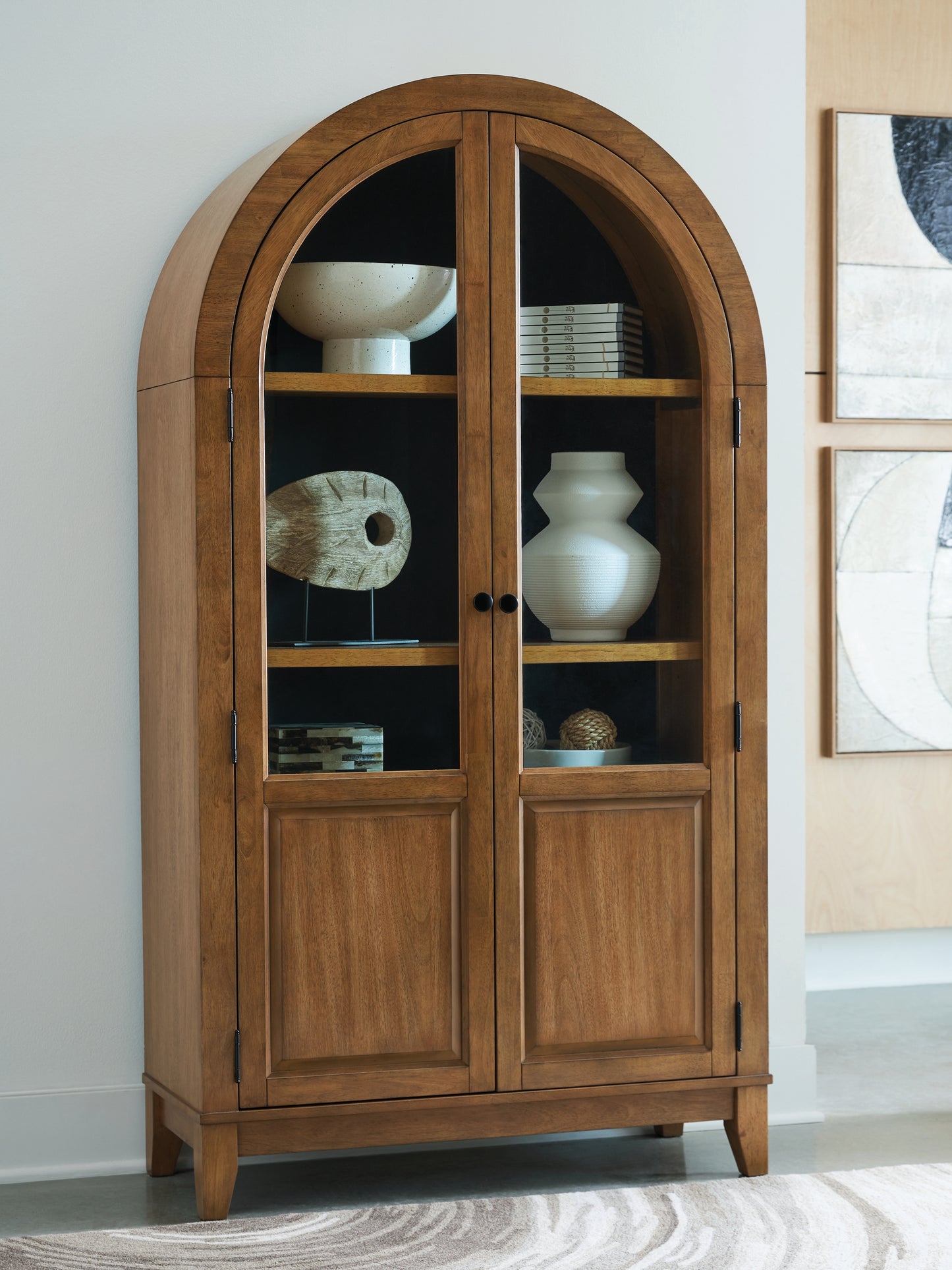 Cape Furniture Outlet - Ashley Furniture - Dagandale Accent Cabinet - Accent Cabinet / Natural/Black - A4000705