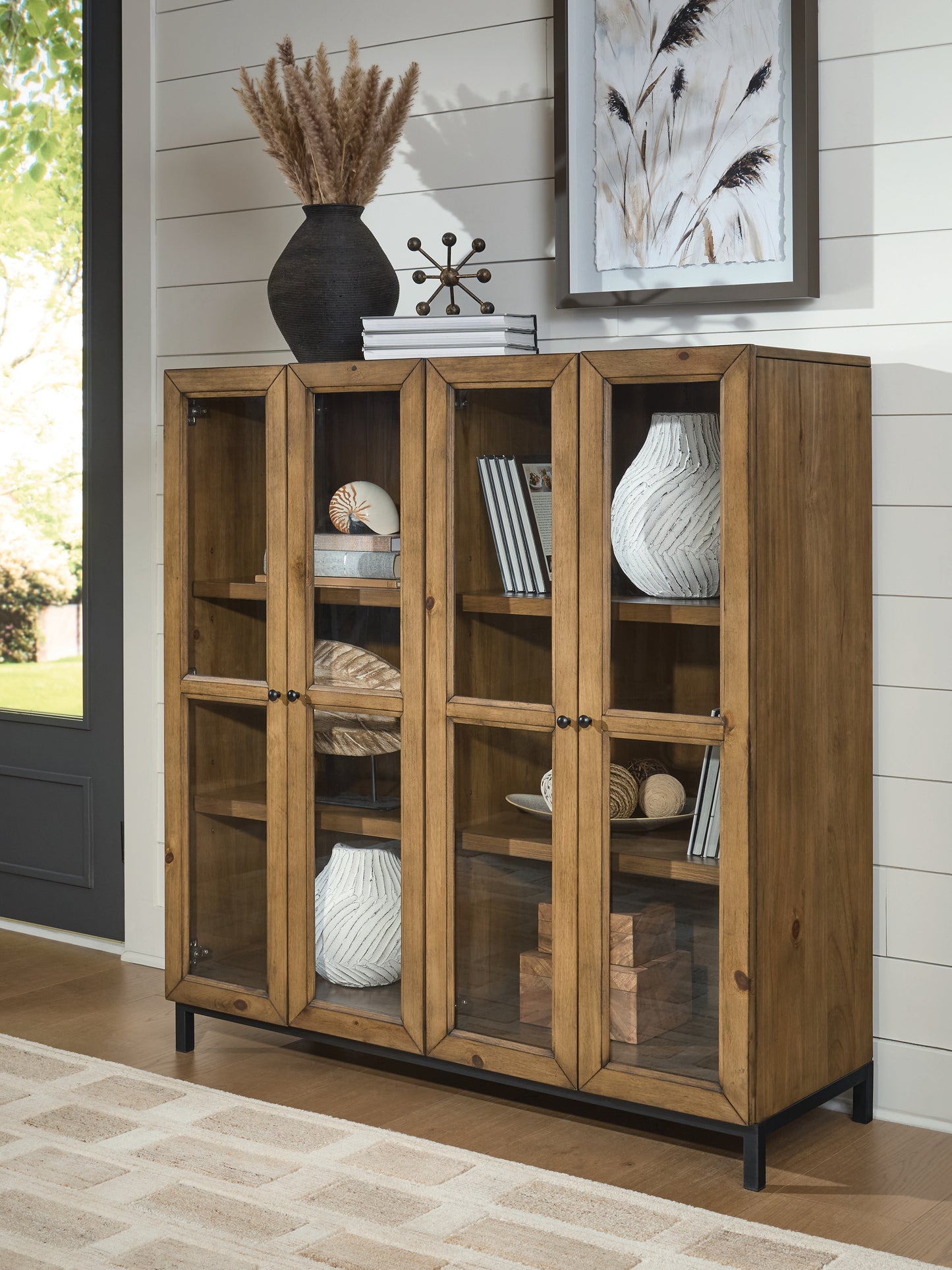 Cape Furniture Outlet - Ashley Furniture - Wrenridge Accent Cabinet - Accent Cabinet / Gray Brown - A4000706