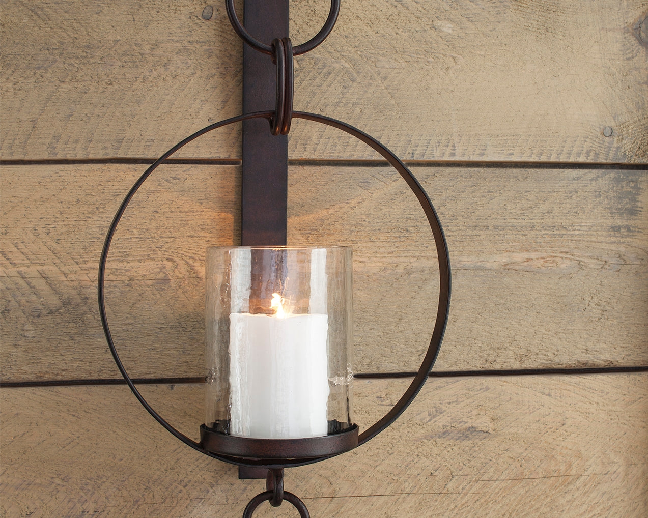 Cape Furniture Outlet - Ashley Furniture - Ogaleesha Wall Decor - Wall Sconce / Brown - A8010036