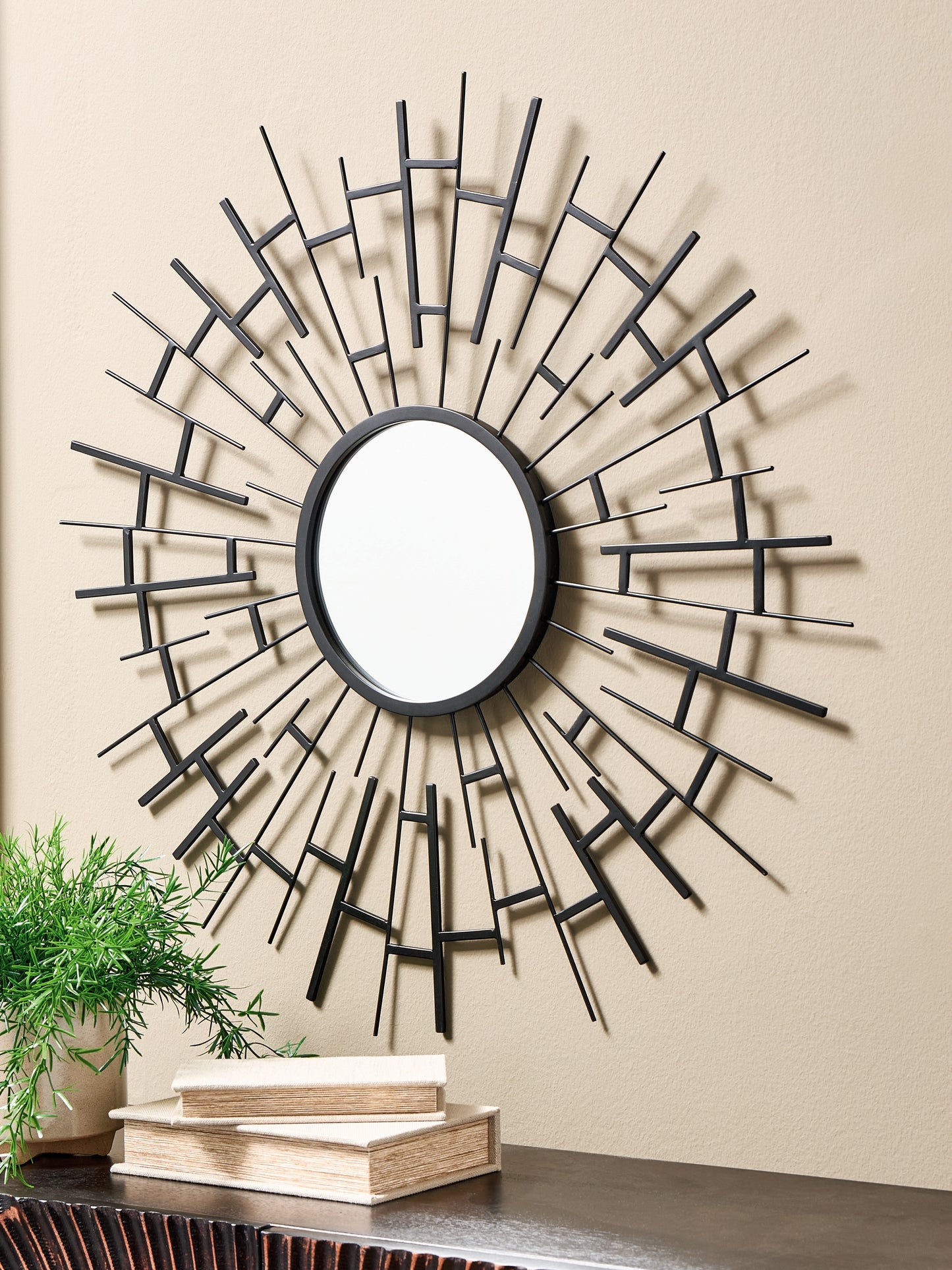Cape Furniture Outlet - Ashley Furniture - Garrenworth Mirror - Accent Mirror / Black - A8010391