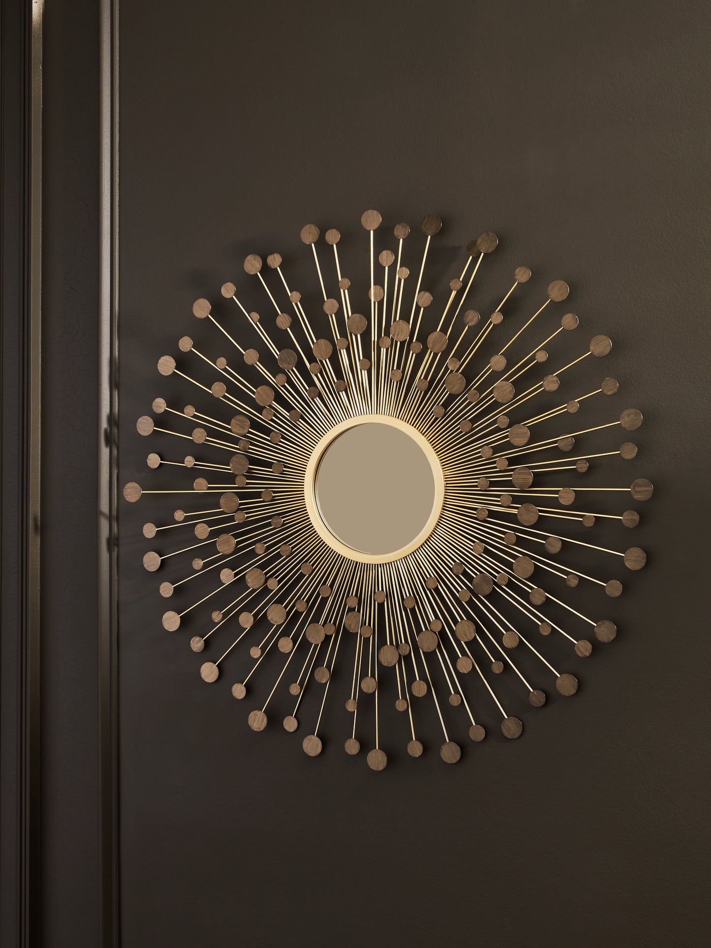 Cape Furniture Outlet - Ashley Furniture - Morwenna Mirror - Accent Mirror / Bronze/Gold Finish - A8010392