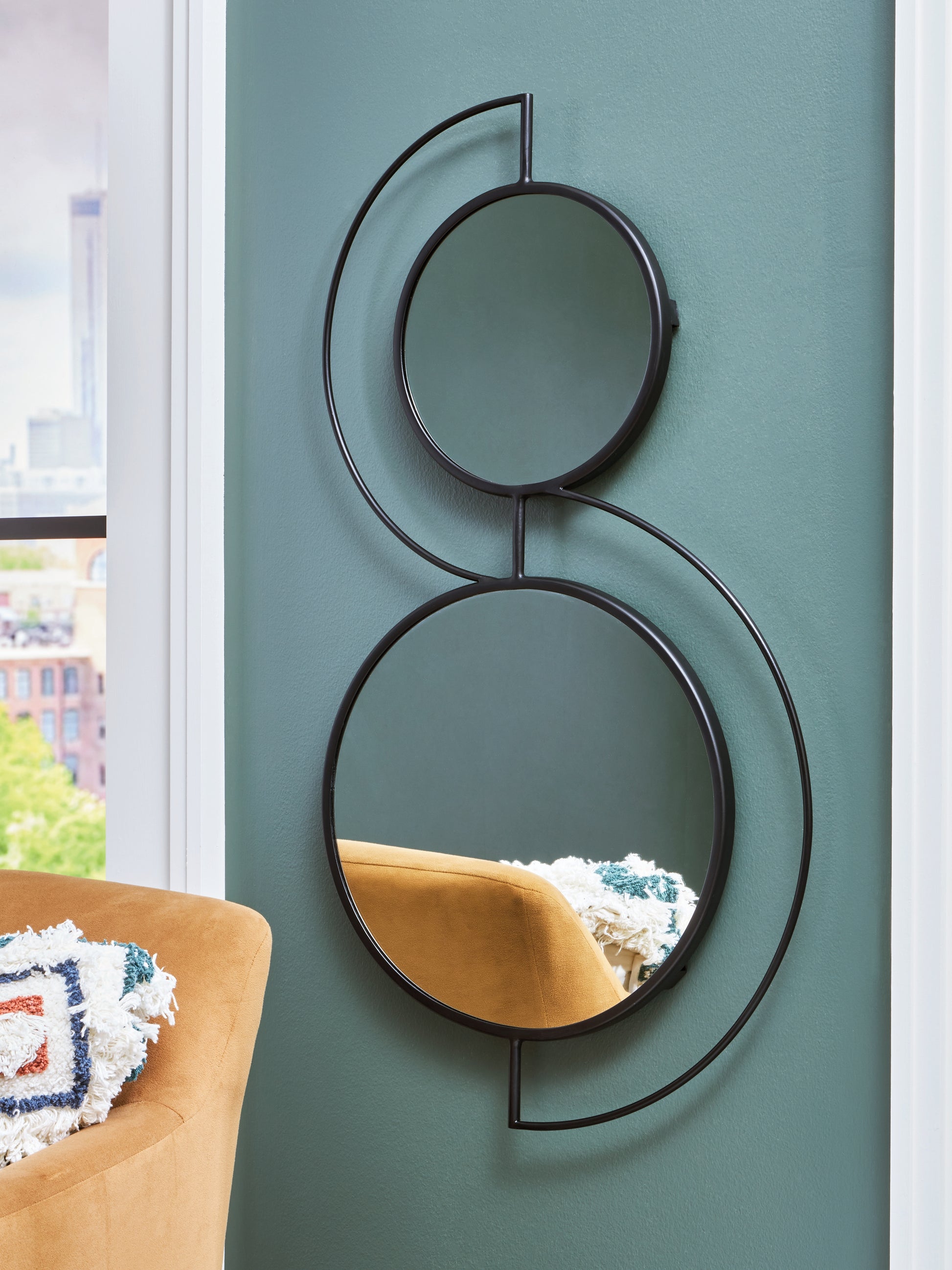 Cape Furniture Outlet - Ashley Furniture - Shayham Mirror - Accent Mirror / Black - A8010402