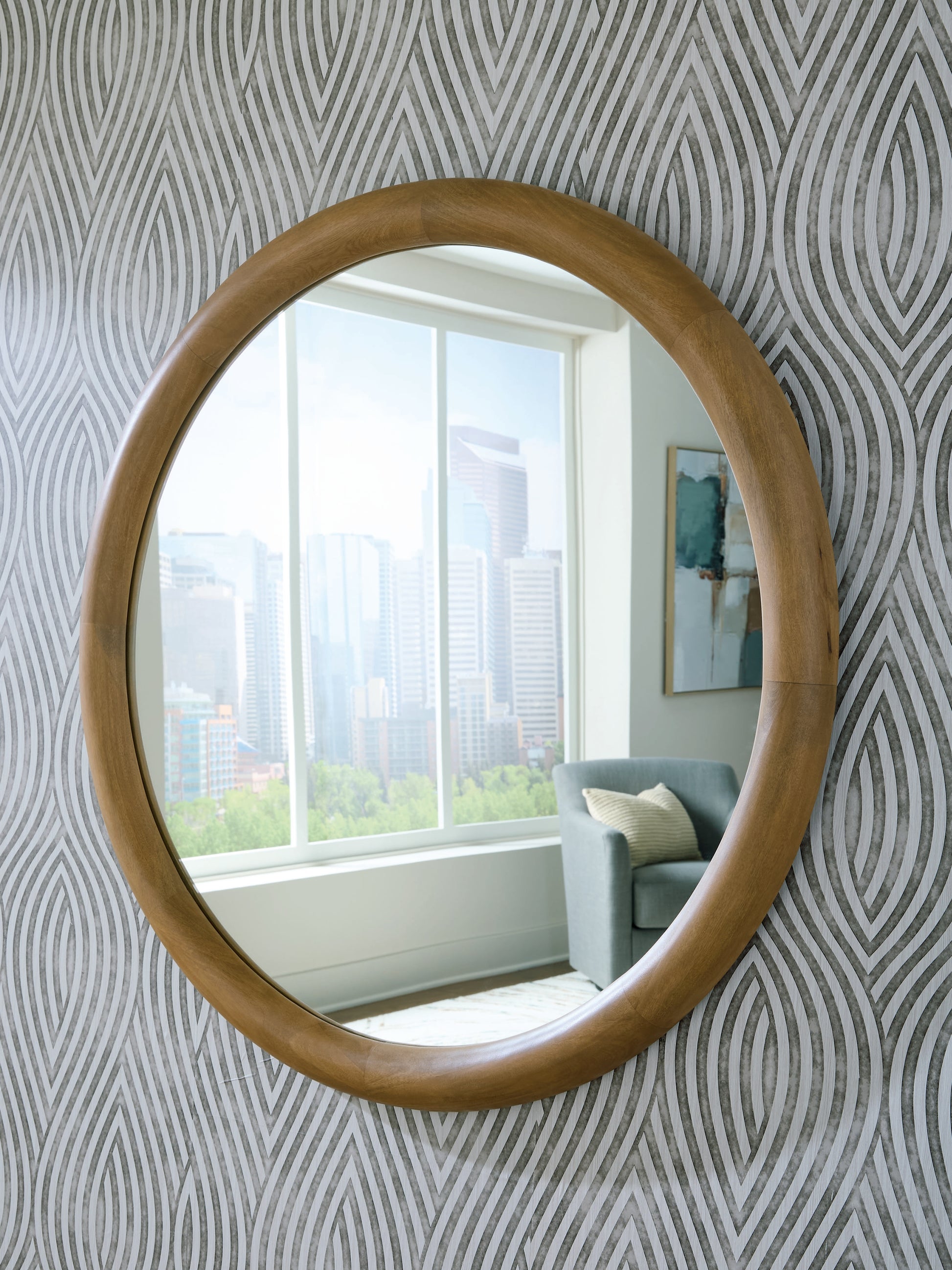 Cape Furniture Outlet - Ashley Furniture - Yadiel Mirror - Accent Mirror / Brown - A8010426