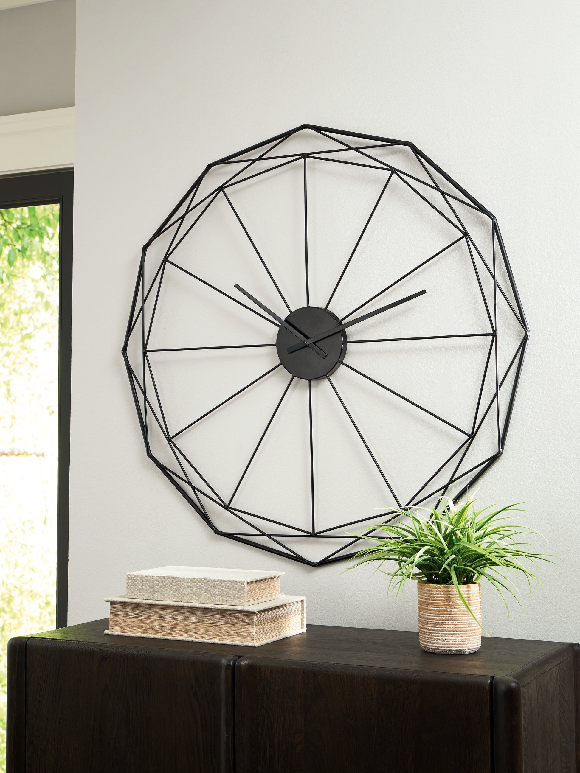 Cape Furniture Outlet - Ashley Furniture - Arkthorne Wall Decor - Wall Clock / Black - A8010429