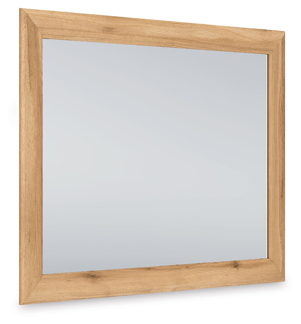 Cape Furniture Outlet - Ashley Furniture - Aleaport Bedroom - Bedroom Mirror / Warm Brown - PCB1075-36