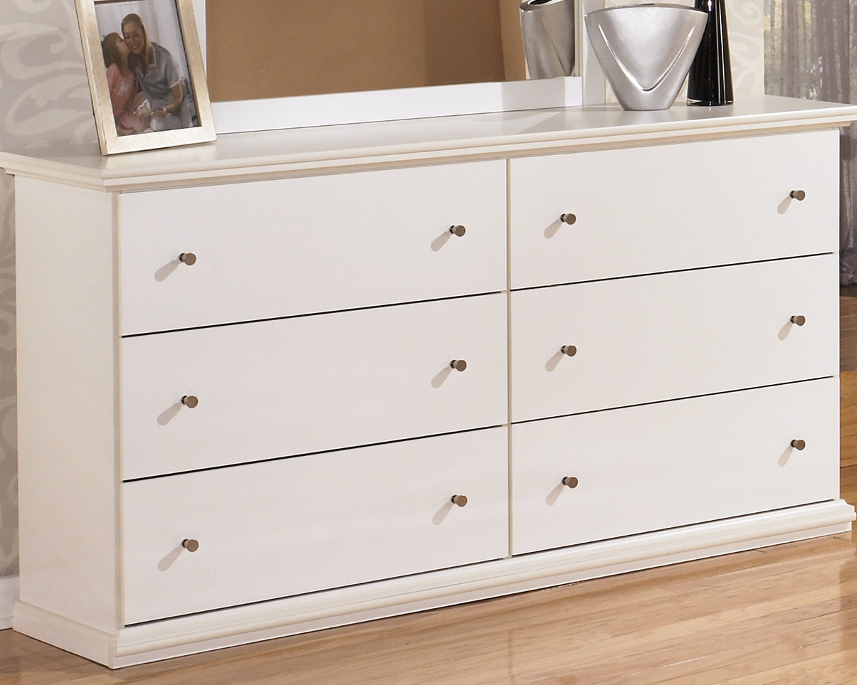 Cape Furniture Outlet - Ashley Furniture - Bostwick Shoals Bedroom - Queen Panel Bed / White - B139B43