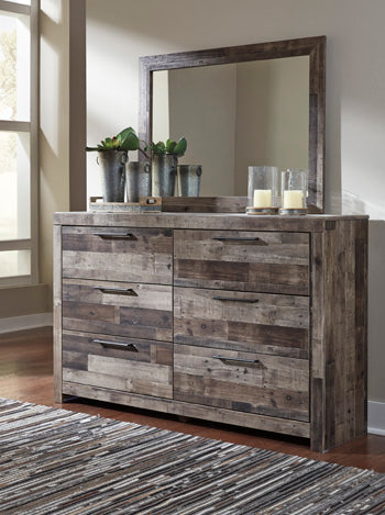 Cape Furniture Outlet - Ashley Furniture - Derekson Bedroom - Bedroom Mirror / Multi Gray - B200-36