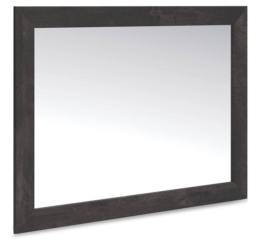 Cape Furniture Outlet - Ashley Furniture - Hollivern Bedroom - Bedroom Mirror / Dark Gray - PCB2108-36
