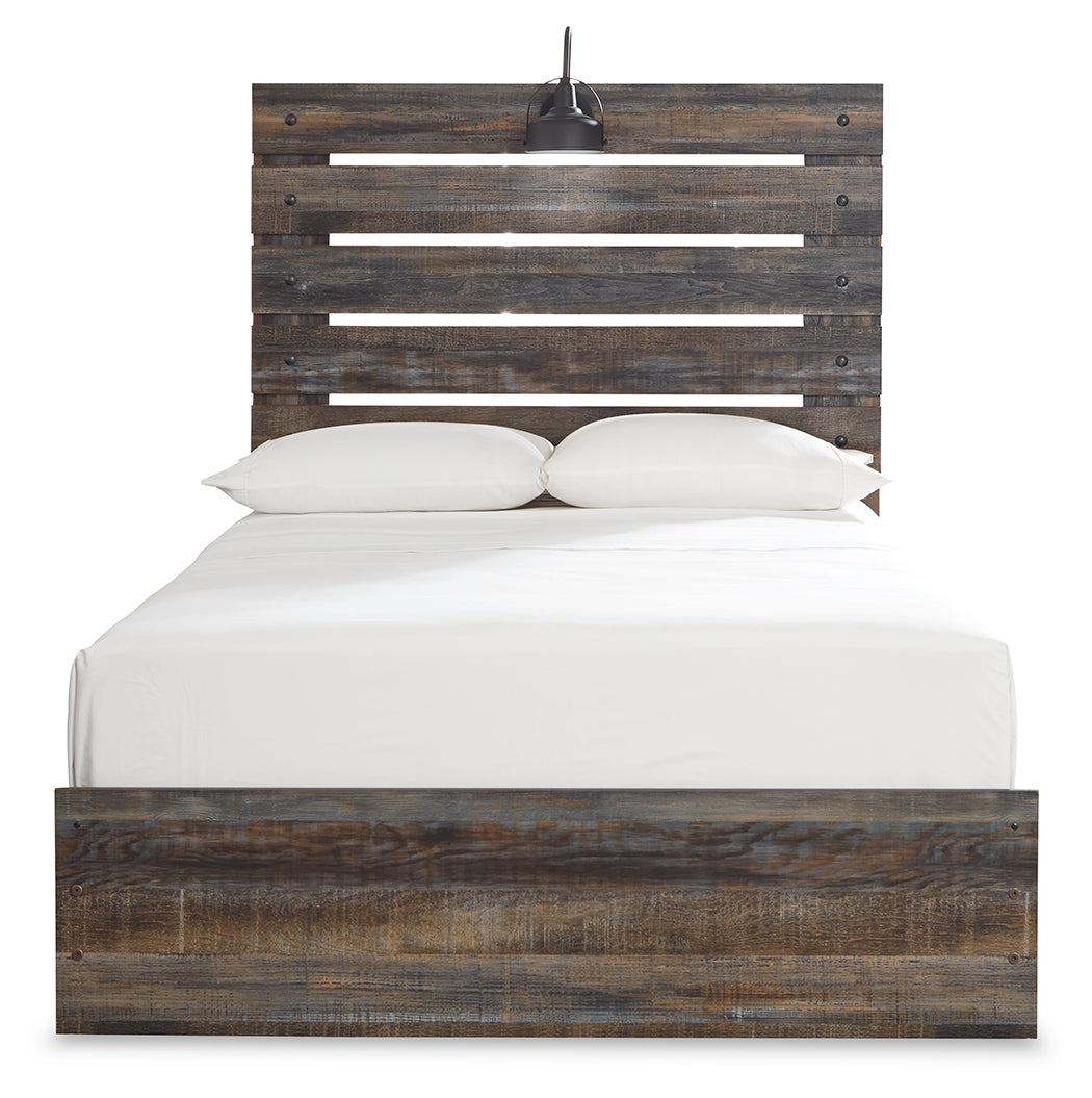 Cape Furniture Outlet - Ashley Furniture - Drystan Bedroom - Full Panel Bed / Multi - B211B3