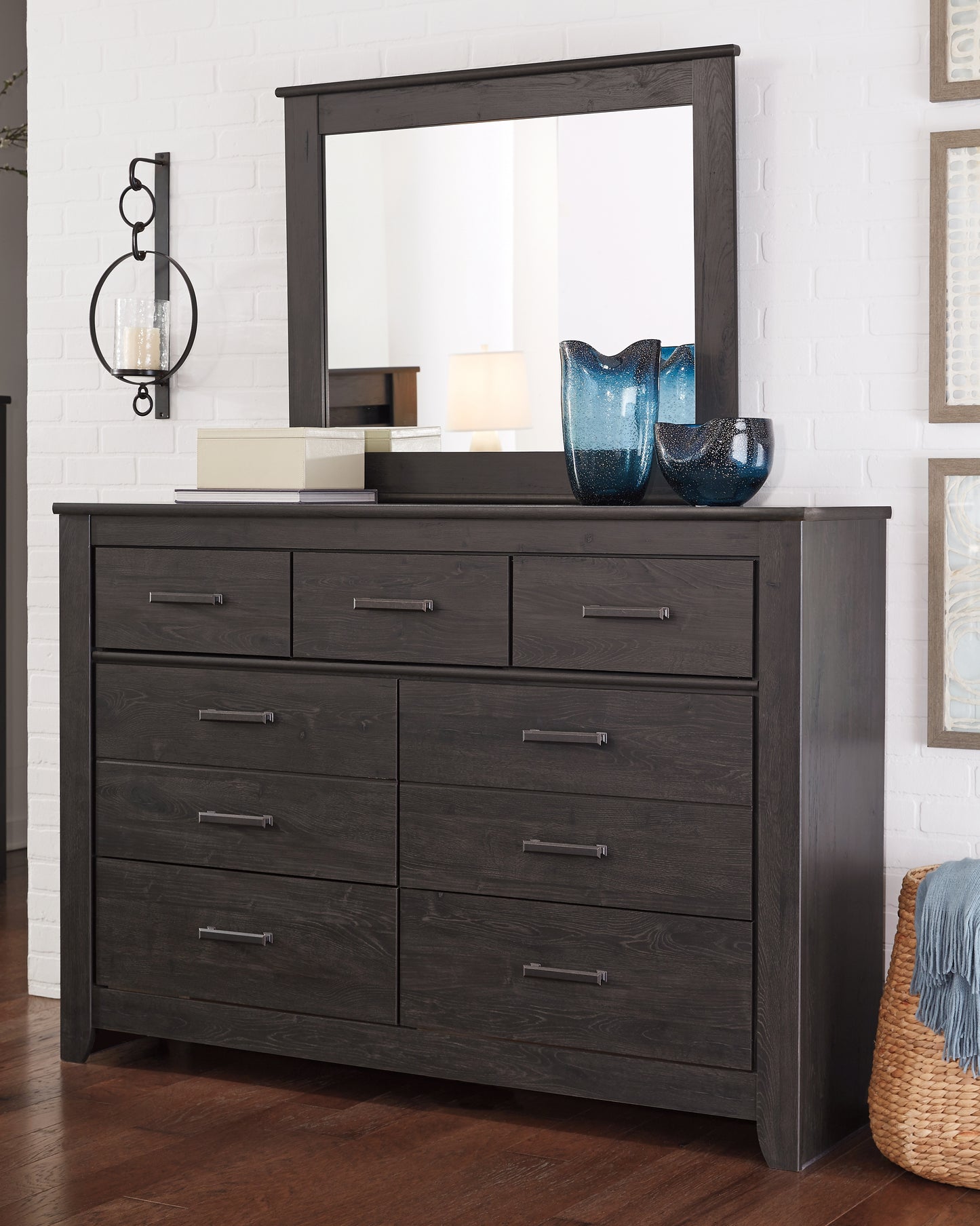 Cape Furniture Outlet - Ashley Furniture - Brinxton Bedroom - Full Panel Bed / Charcoal - B249B5