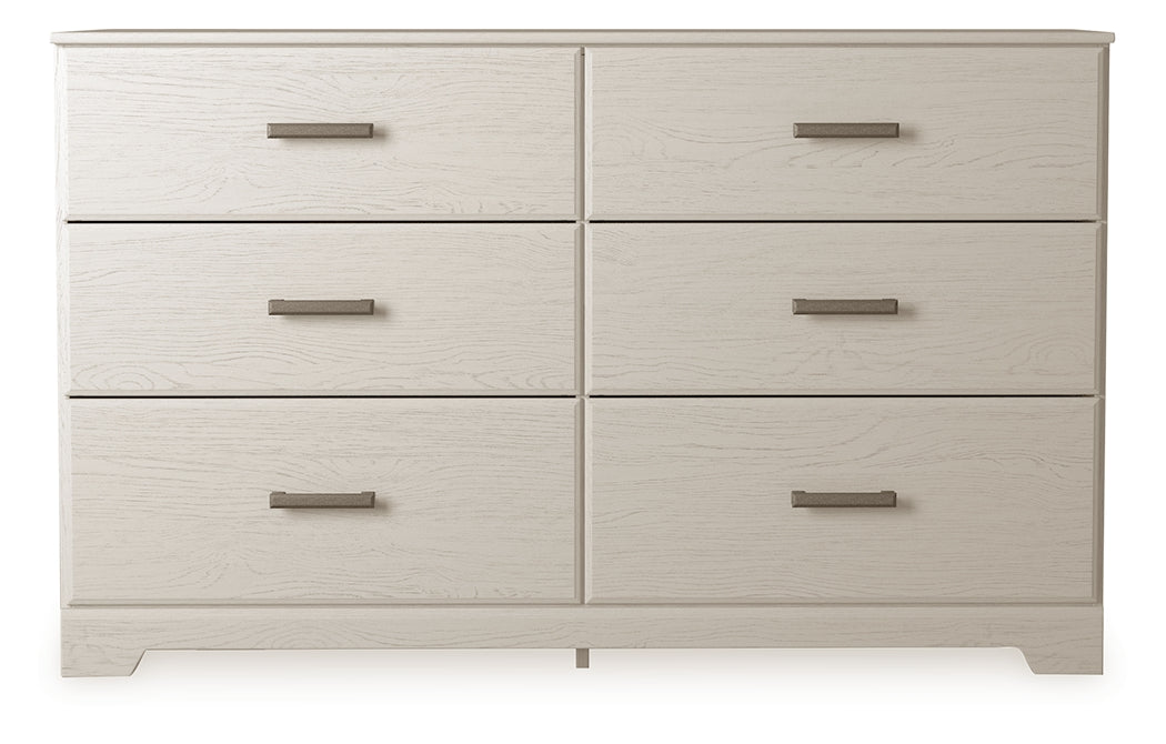 Cape Furniture Outlet - Ashley Furniture - Stelsie Bedroom - Six Drawer Dresser / White - B2588-31