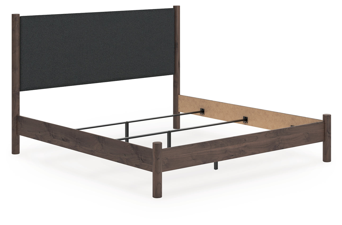Cape Furniture Outlet - Ashley Furniture - Pamytta Bedroom - King Upholstered Panel Bed / Brown - PCB2614B29