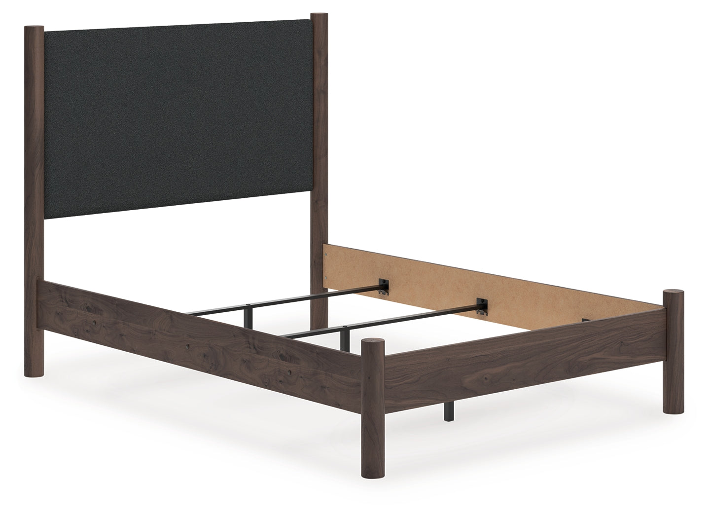 Cape Furniture Outlet - Ashley Furniture - Pamytta Bedroom - Full Upholstered Panel Bed / Brown - PCB2614B22