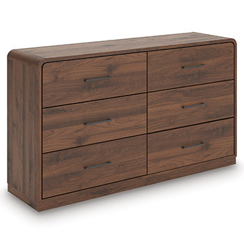 Cape Furniture Outlet - Ashley Furniture - Fortlorn Bedroom - Dresser / Walnut Brown - PCB386-31