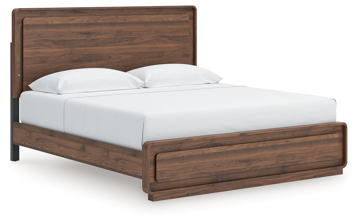 Cape Furniture Outlet - Ashley Furniture - Fortlorn Bedroom - King Panel Bed / Walnut Brown - PCB386B4