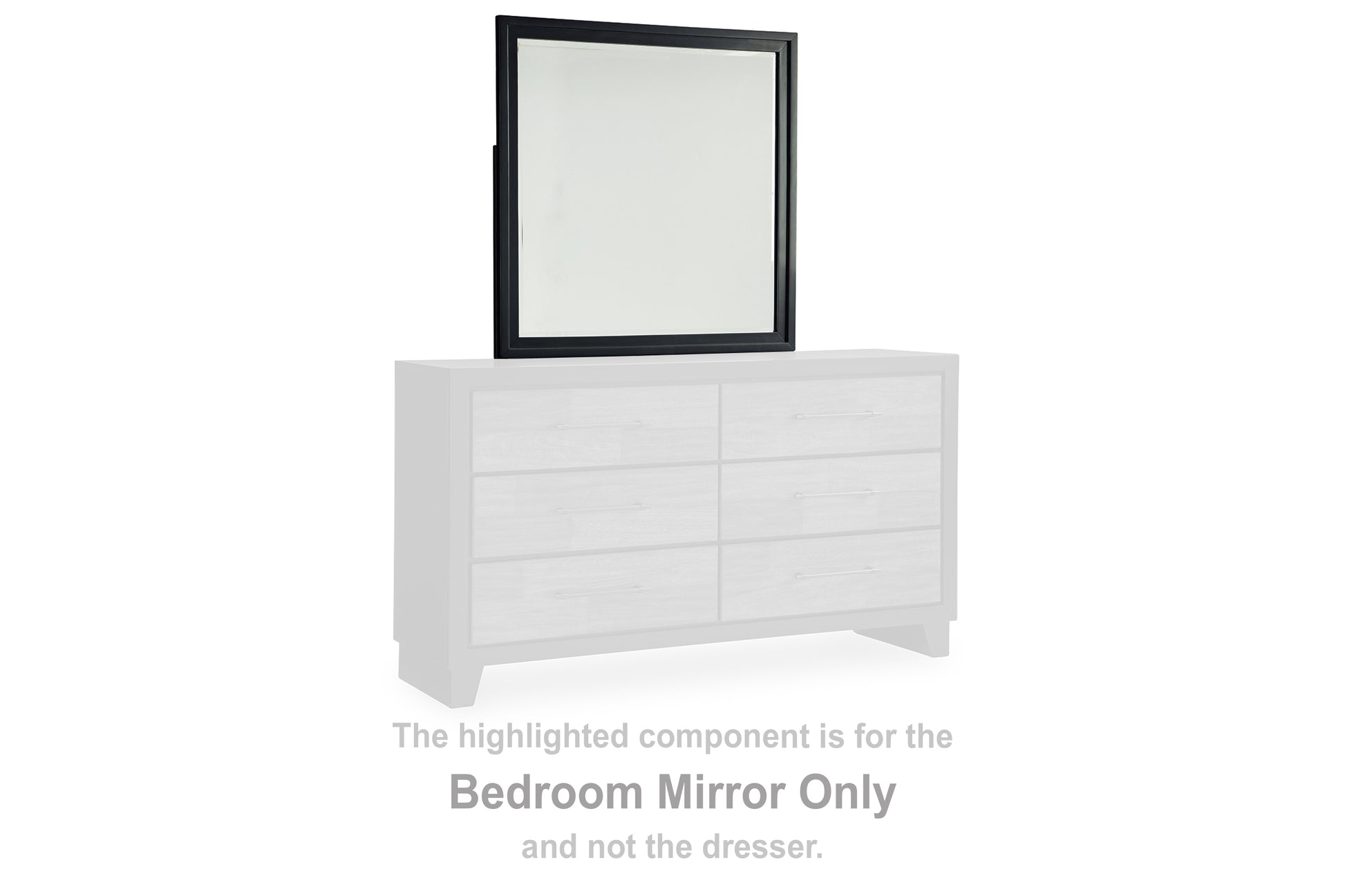 Cape Furniture Outlet - Ashley Furniture - Kraeburn Bedroom - Bedroom Mirror / Brown/Black - B496-36