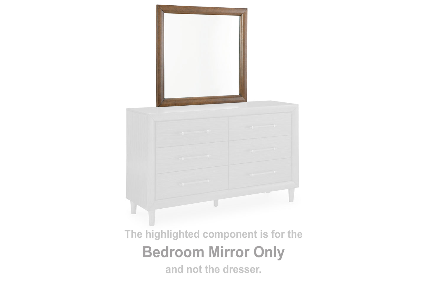 Cape Furniture Outlet - Ashley Furniture - Lyncott Bedroom - Bedroom Mirror / Brown - B615-36