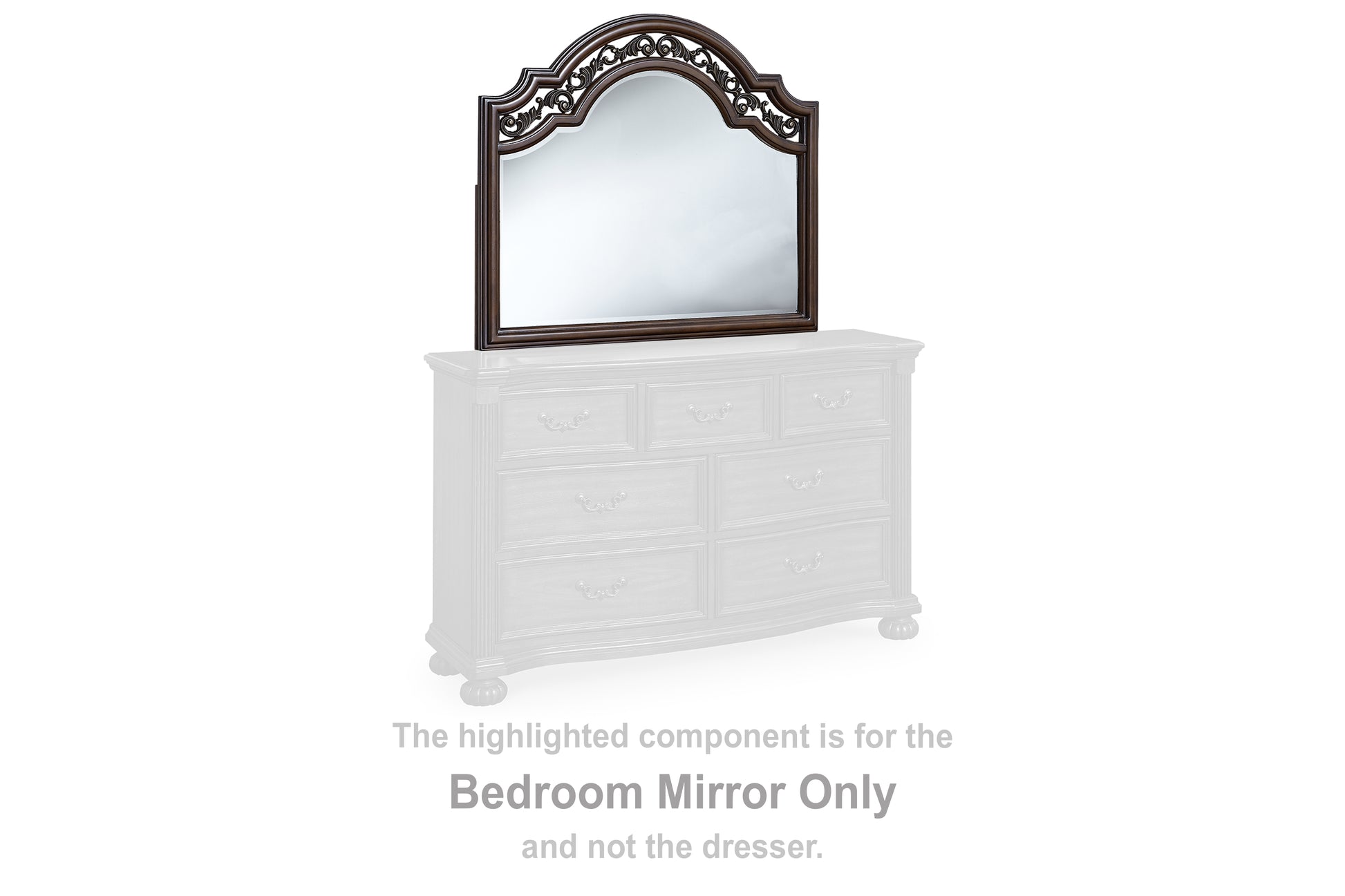 Cape Furniture Outlet - Ashley Furniture - Lavinton Bedroom - Bedroom Mirror / Brown - B764-36