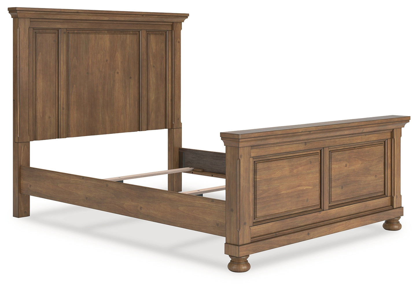 Cape Furniture Outlet - Ashley Furniture - Feddinger Bedroom - Queen Panel Bed / Medium Brown - PCB779B2