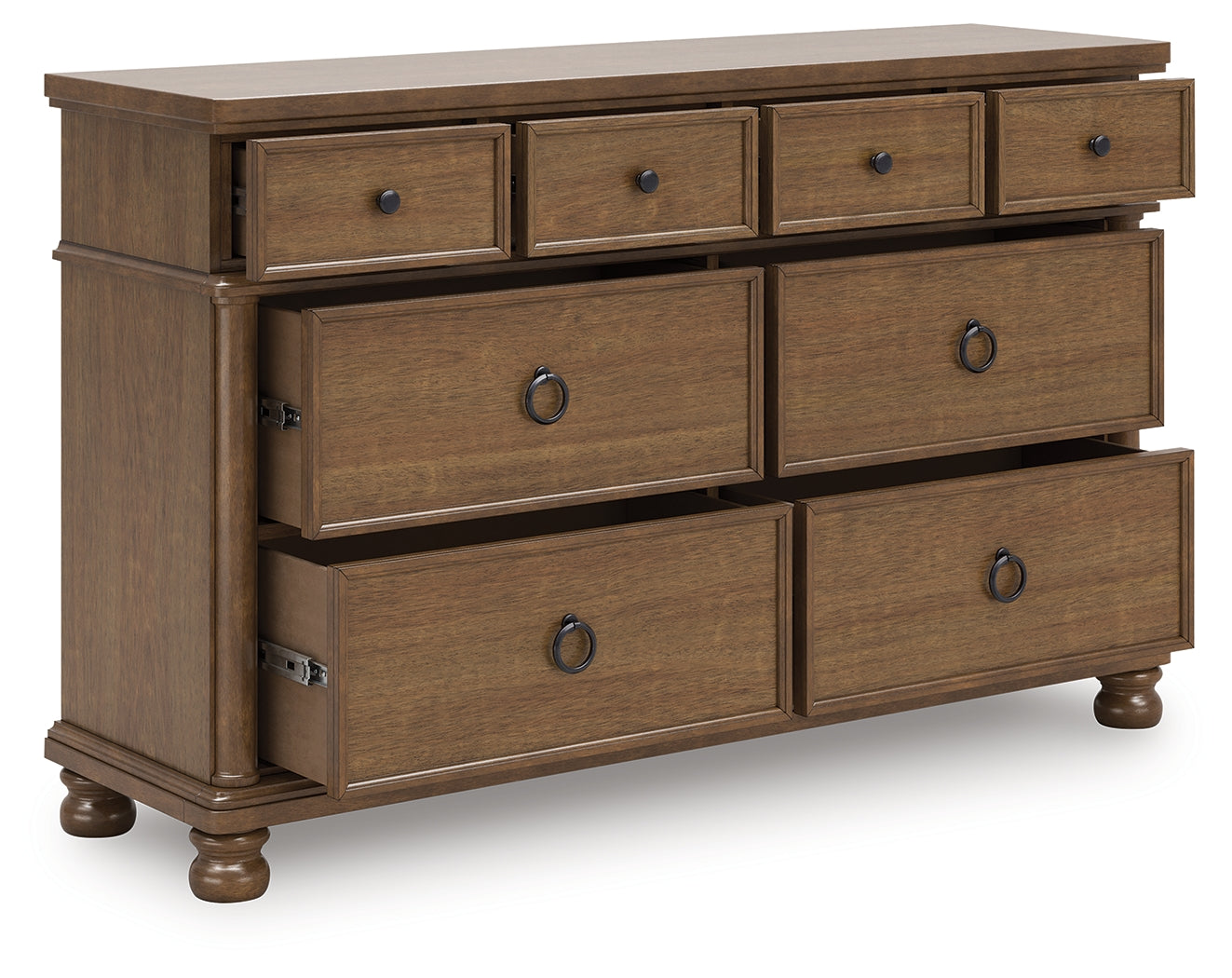 Cape Furniture Outlet - Ashley Furniture - Rowlenstown Bedroom - Dresser / Brown - PCB824-31