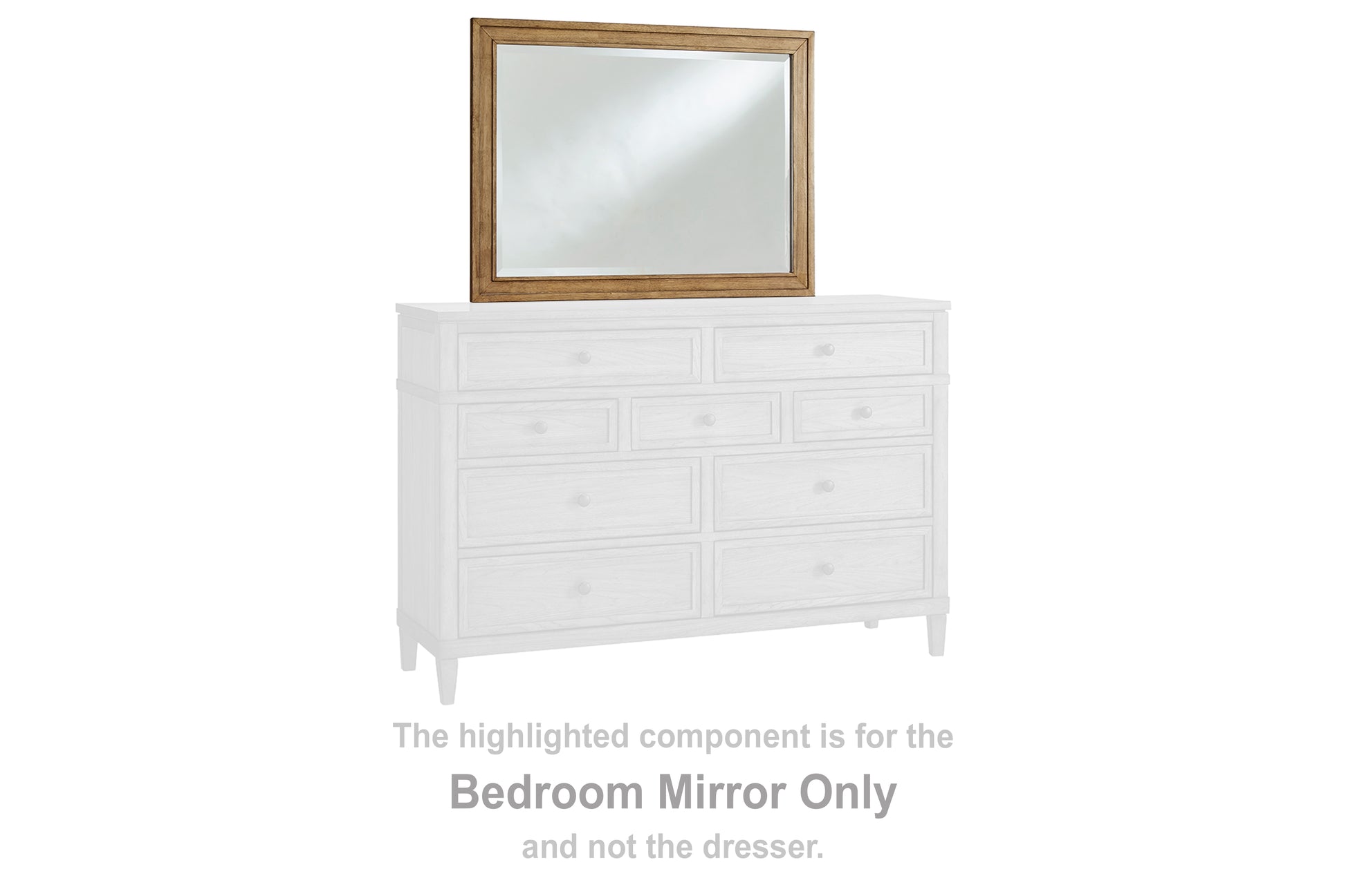Cape Furniture Outlet - Ashley Furniture - Sharlance Bedroom - Bedroom Mirror / Brown - B895-36