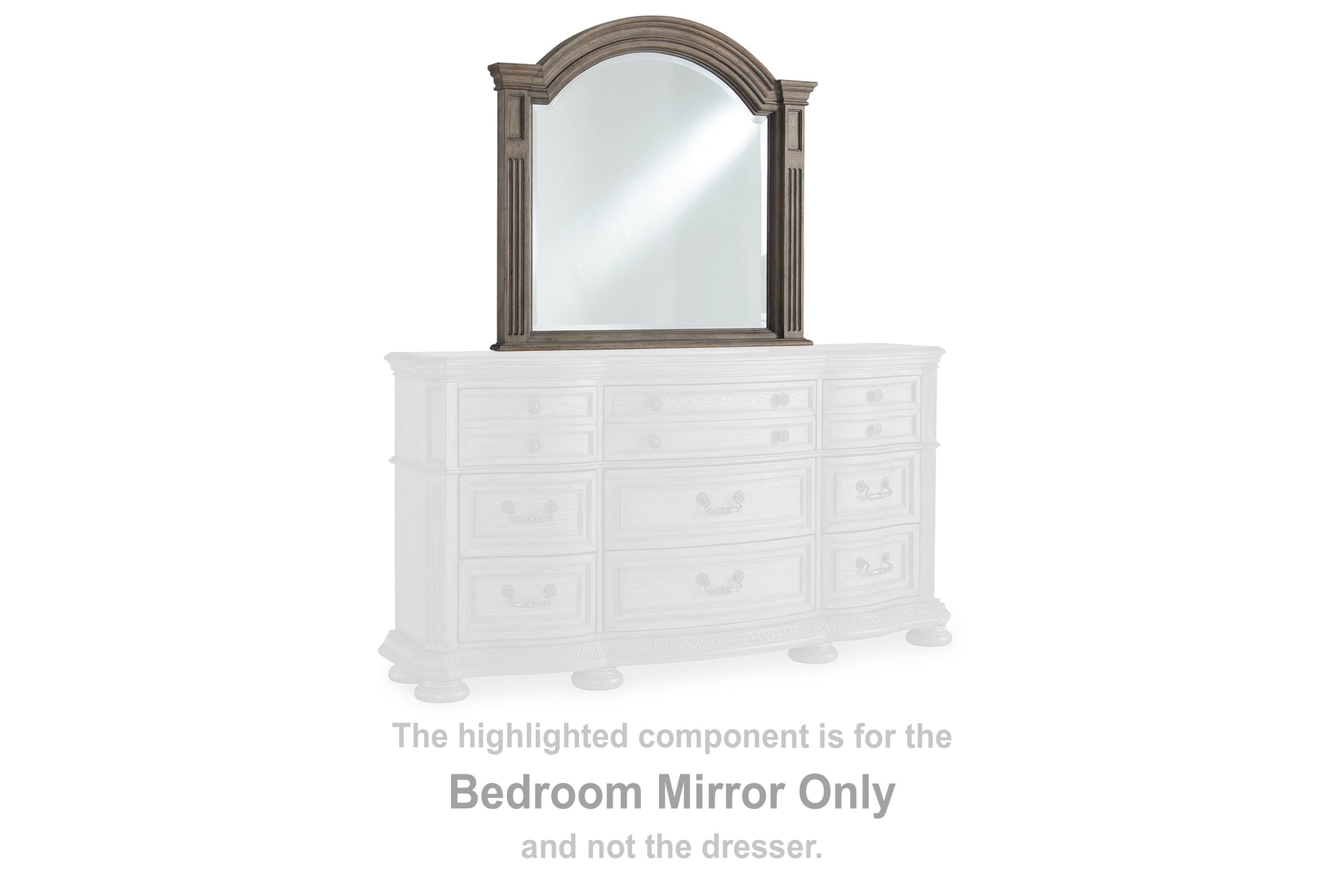 Cape Furniture Outlet - Ashley Furniture - Ardenfield Bedroom - Bedroom Mirror / Light Brown - B944-36