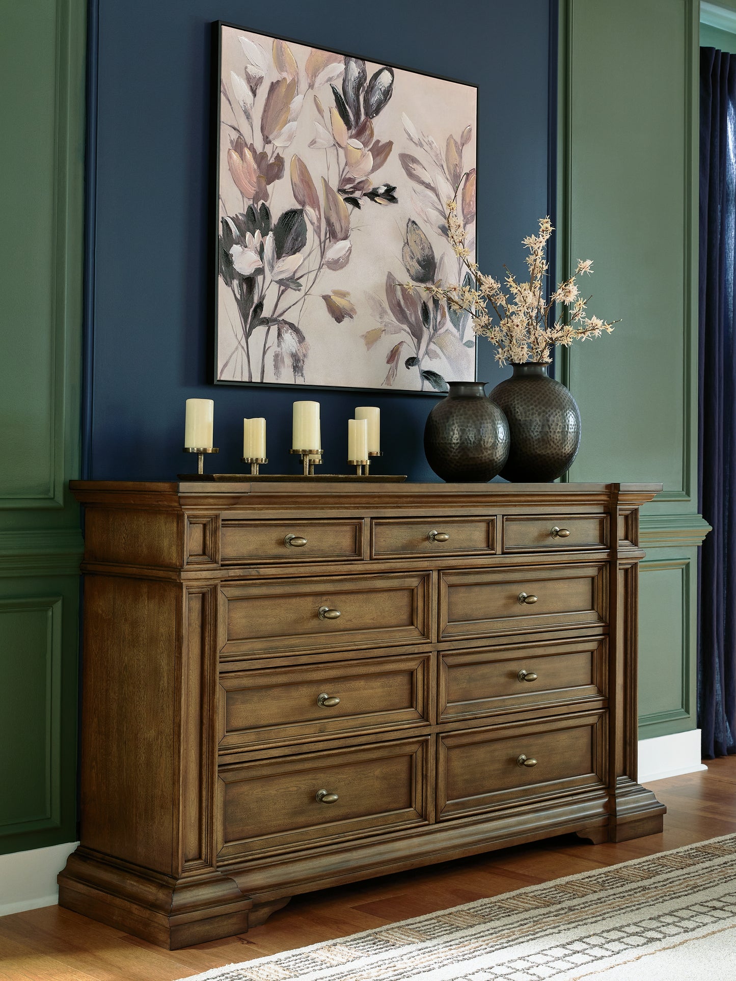 Cape Furniture Outlet - Ashley Furniture - Frantanna Bedroom - Dresser / Brown - PCB949-31