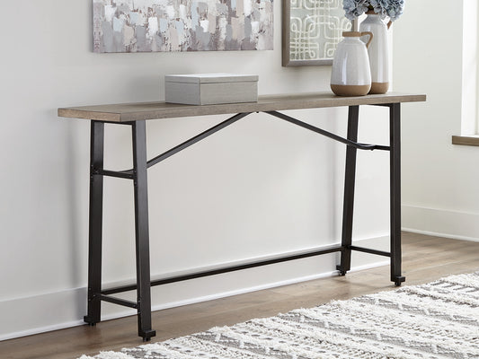 Cape Furniture Outlet - Ashley Furniture - Lesterton Dining Room - Long Counter Table / Light Brown/Black - D334-52